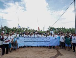 Komunitas Nelayan Pesisir Lampung Gelar Edukasi Pengolahan Tambak Udang dan Sosialisasi Ganjar Pranowo