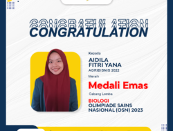 Mahasiswi Unila Raih Mendali Emas Dalam Ajang IOS