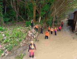 Pencarian Balita Hanyut di Siring Perumahan Griya Kencana Bandar Lampung Pada Hari Ke 2 Belum Membuahkan Hasil