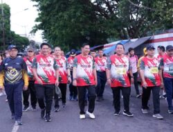 Unila Hadiri Sriwijaya Lampung Run di Lapangan Saburai Bandar Lampung