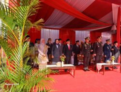 Rektor Unila Prof Lusmeilia Afriani Hadiri Upacara HUT ke-60 Provinsi Lampung