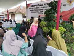 Simak, Lesty Sambangi Warga Desa Tanjung Sari