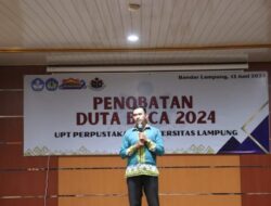 UPT Perpustakaan Unila Gelar Penobatan Duta Baca 2024
