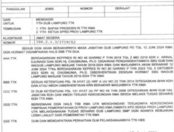 Wakil Ketua DPRD Lampung Benarkan Nama Baru Pj Gubernur