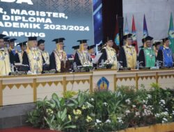 Unila Gelar Wisuda Periode VI dengan 1.237 Lulus