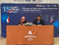 Rektor Unila Hadiri The 15 CUPT-CRISU Conference 2024 di Bangkok