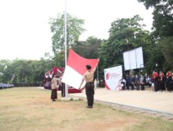 Sivitas Akademika Unila Upacara Peringati Hari Pahlawan