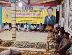 Anggota DPRD Lampung Dialog dengan Warga Sungai Langka