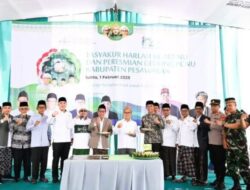 Bupati Dendi Ramadhona Hadiri Tasyakuran Harlah Ke-102 NU Sekaligus Peresmian Gedung PCNU Kabupaten Pesawaran