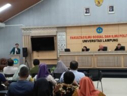 Mahasiswa dan Pimpinan FISIP Unila Dialog Terbuka Persoalan Kampus