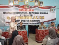 Pahami Pancasila, Anggota DPRD Lampung Sosialisasi di Pesawaran