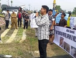 Ratusan Warga Pesawaran Minta Kejari Usut Proyek SPAM Rp8,2 M