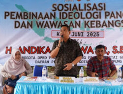 Anggota DPRD Lampung Sosialisasi Pembinaan Ideologi Pancasila di Kedaton