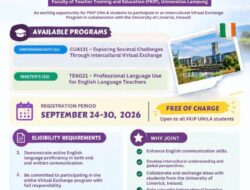 FKIP dan University of Limerick Buka Program Intercultural Virtual Exchange 2026
